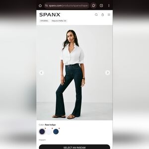 SPANXshape™ EveryWear Flare Jeans, Raw Indigo